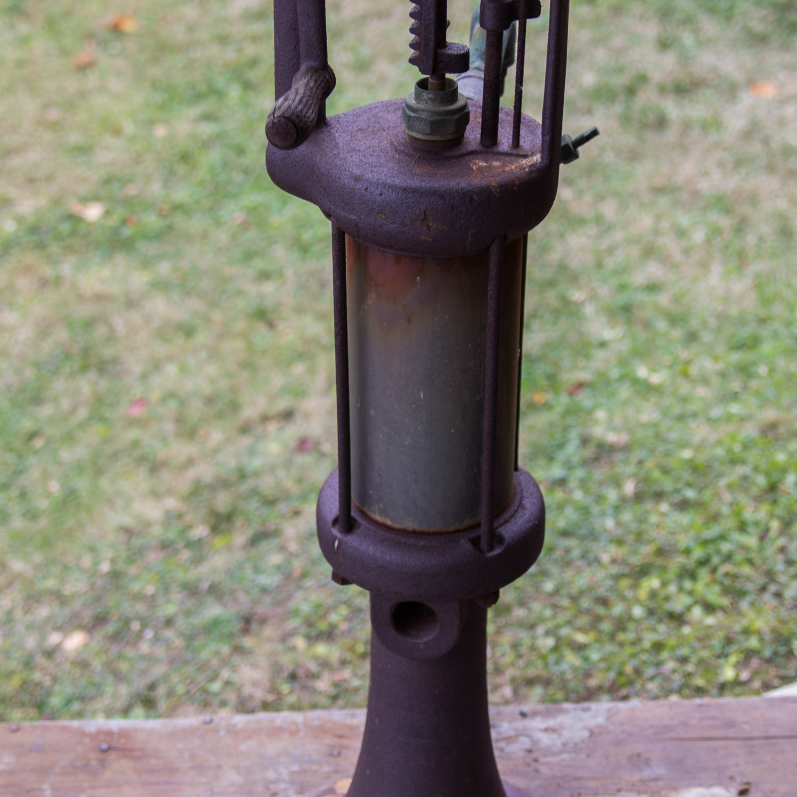 Vintage Hand Operated Gas Pump EBTH