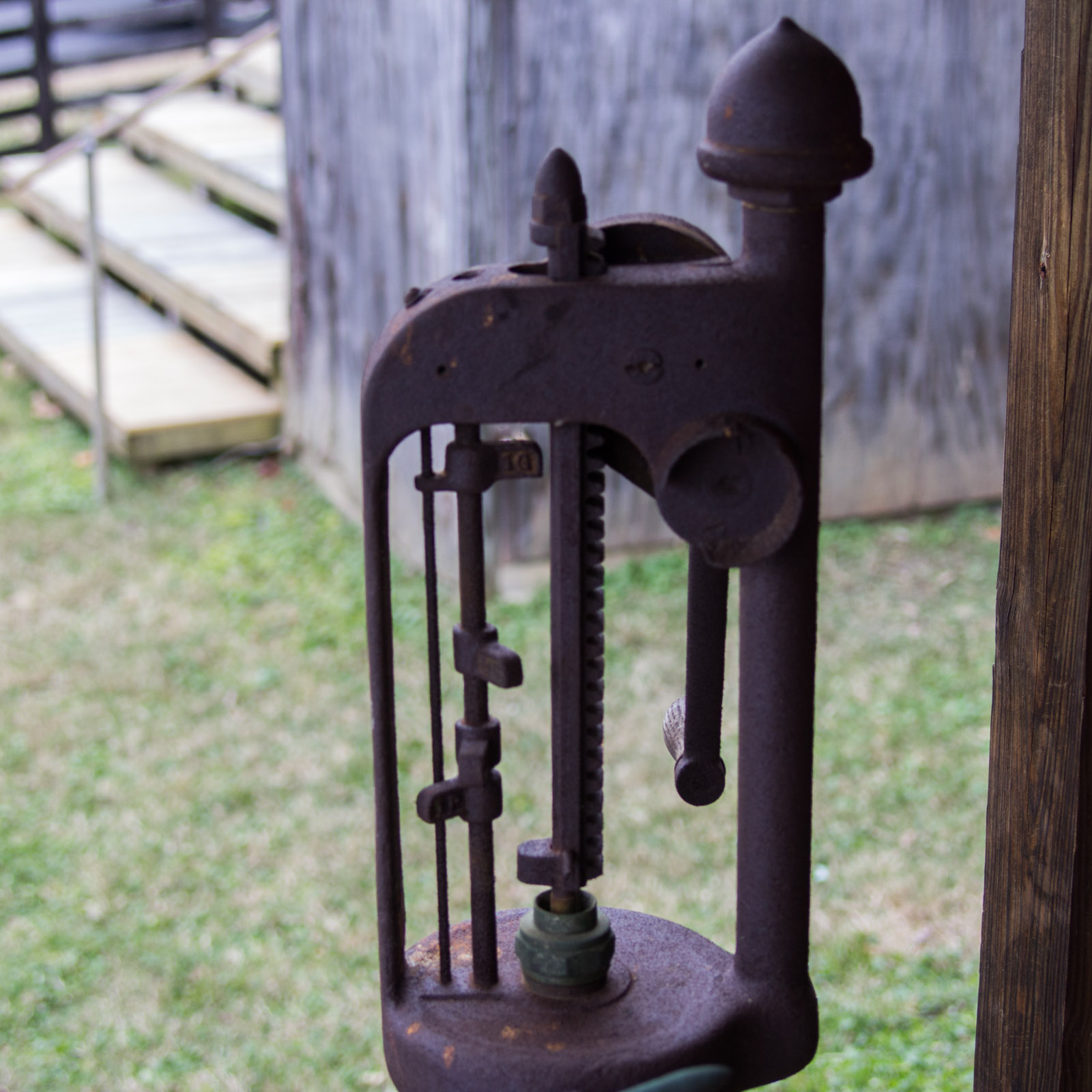 Vintage Hand Operated Gas Pump EBTH