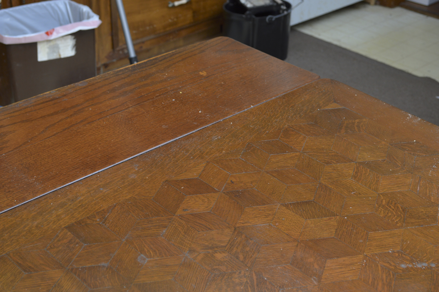 Philippine Mahogany Parquet Dining Table EBTH