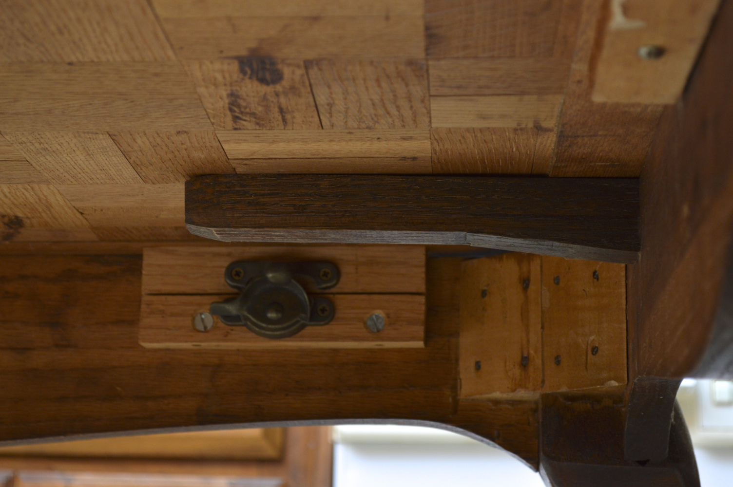 Philippine Mahogany Parquet Dining Table EBTH