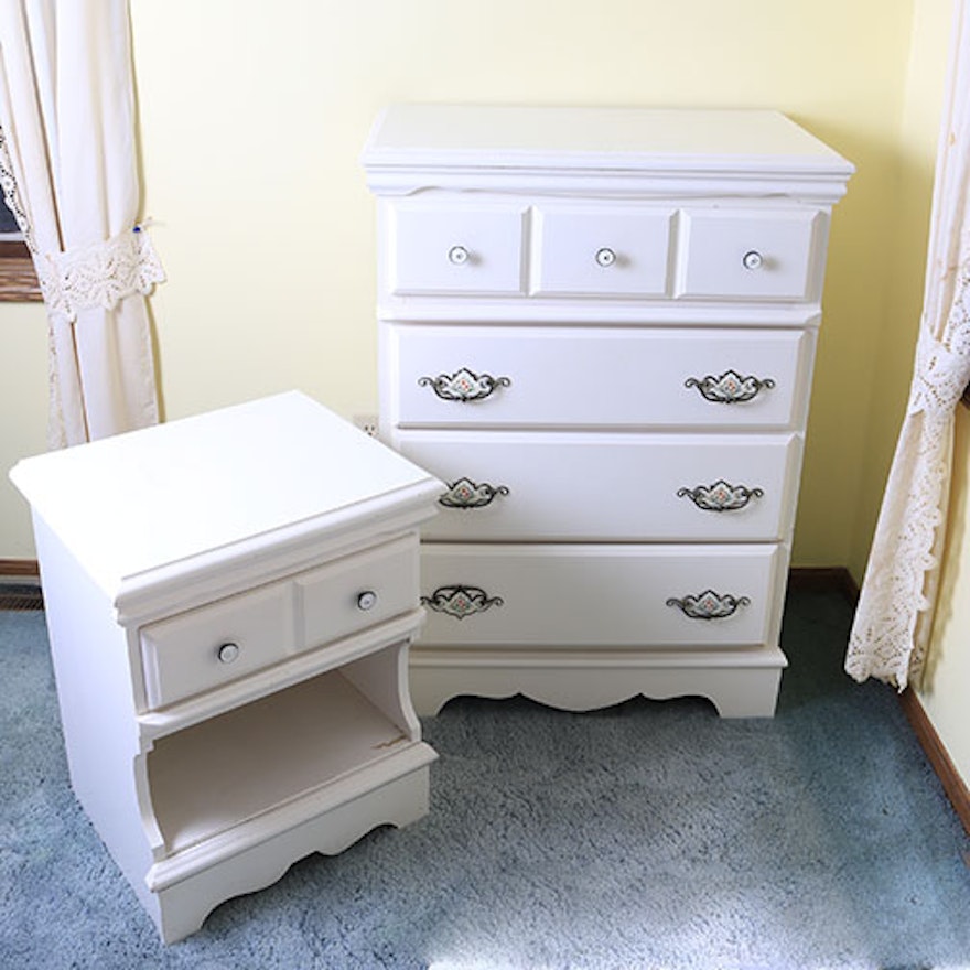 Vintage Homestead Dresser And Nightstand By Sears Ebth