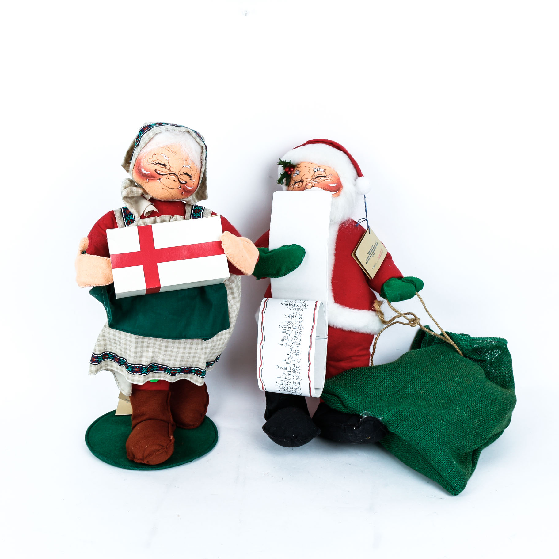 annalee santa and mrs claus dolls