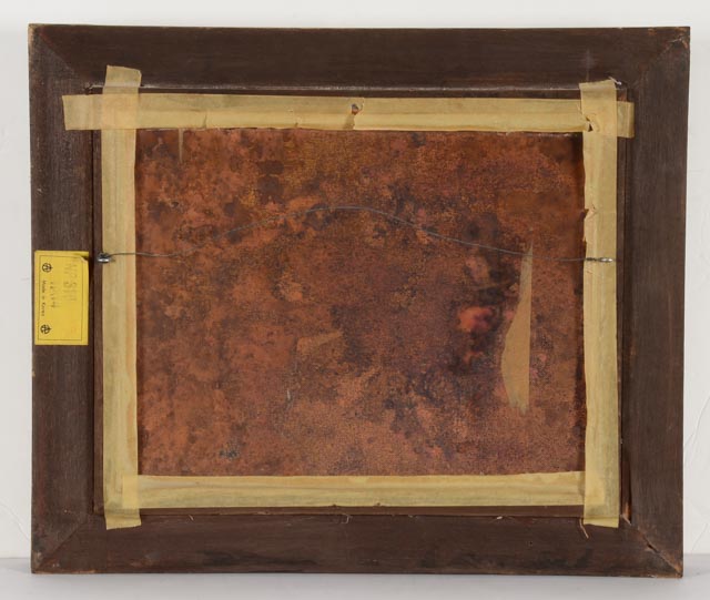 Louis Cardin Original Enamel Painting on Copper EBTH