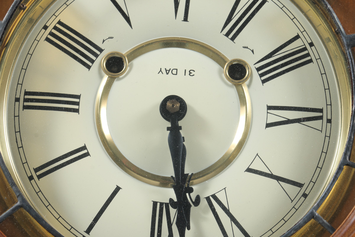 Stain Glass Tulip Wall Clock EBTH