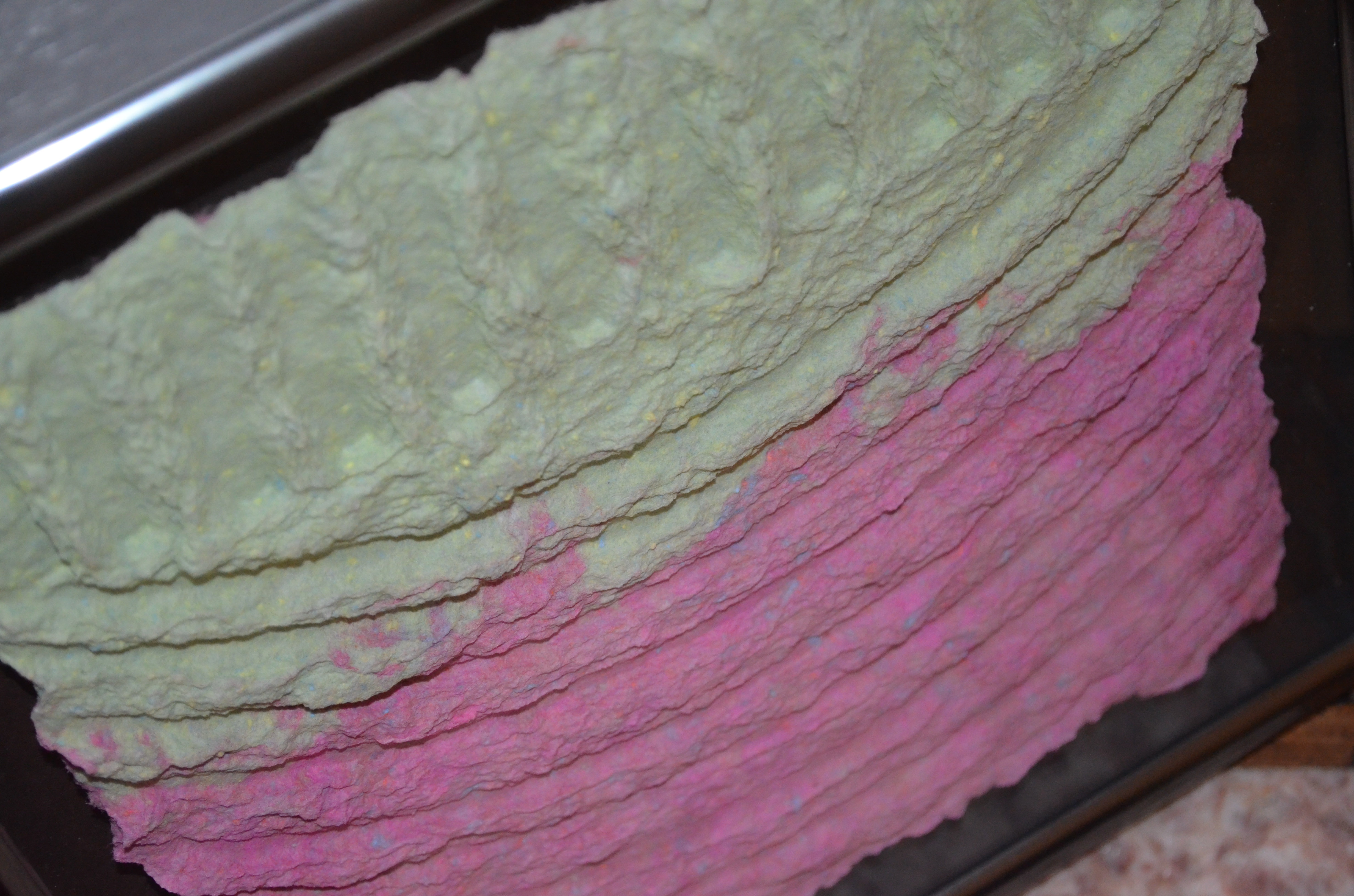 Framed Handmade Paper Sculpture by Brother Mel EBTH