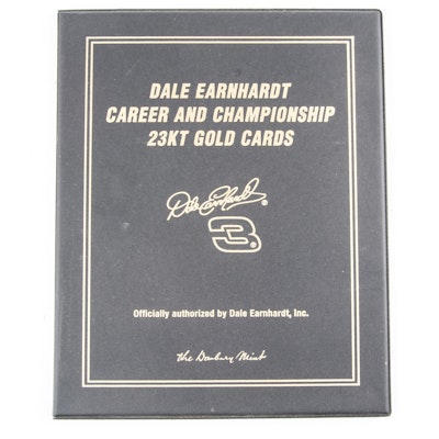 Danbury Mint 23K Plated Dale Earnhardt Sr. Cards Danbury Mint 23K Plated Dale Earnhardt Sr. Cards