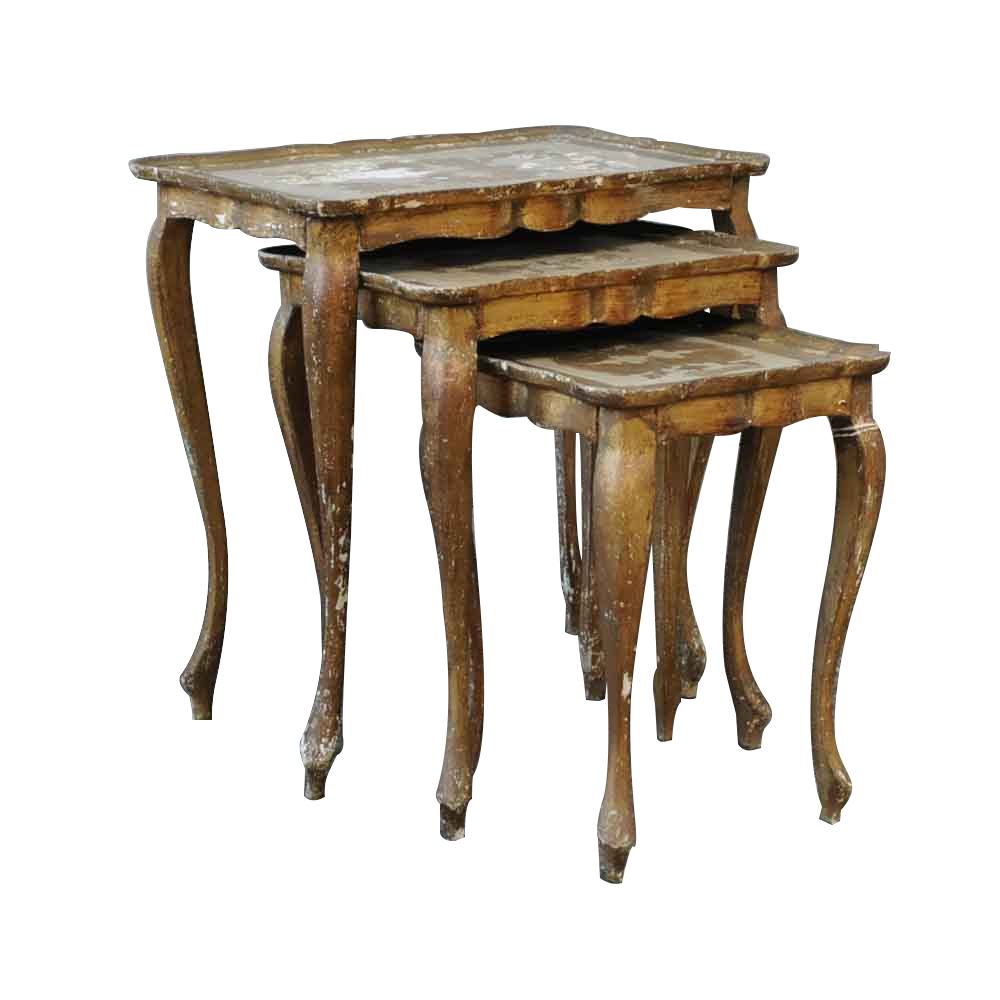 Vintage Italian Florentine Nesting Tables EBTH
