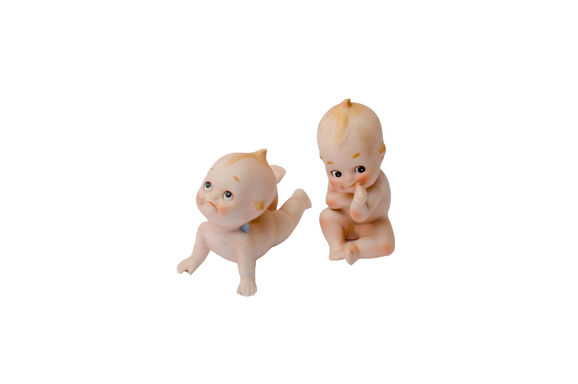 Vintage Lefton Porcelain Kewpie Baby Figurines EBTH