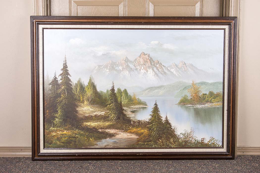 Bill Boswell Signed Oil on Canvas Landscape Painting EBTH