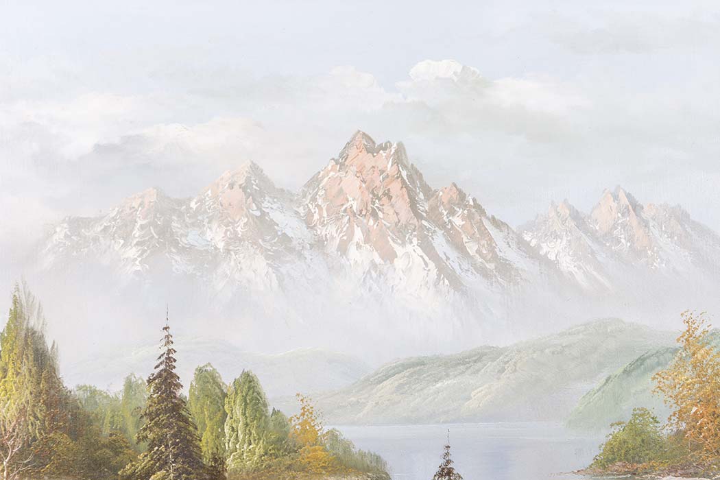 Bill Boswell Signed Oil on Canvas Landscape Painting EBTH