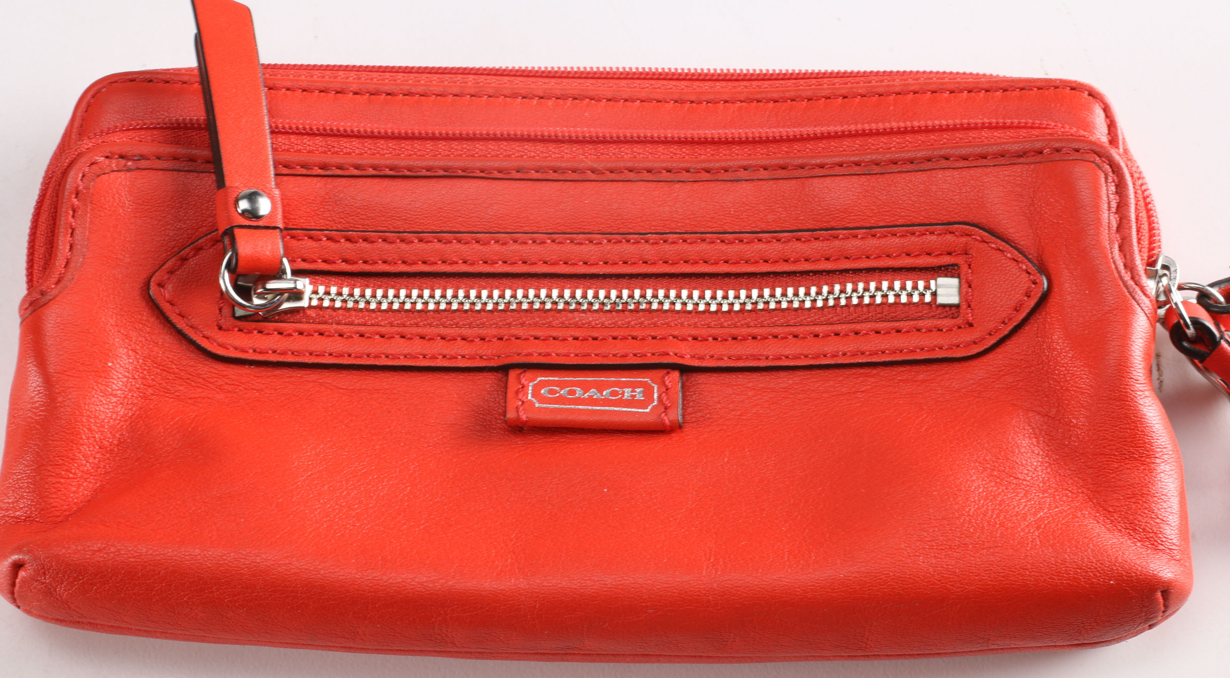 Orange Trim Coach Handbag with Wallet EBTH