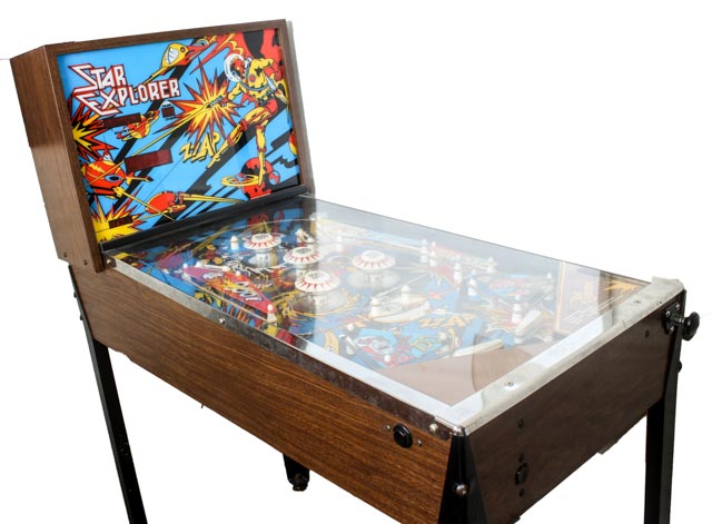 galaxy explorer electronic tabletop pinball machine