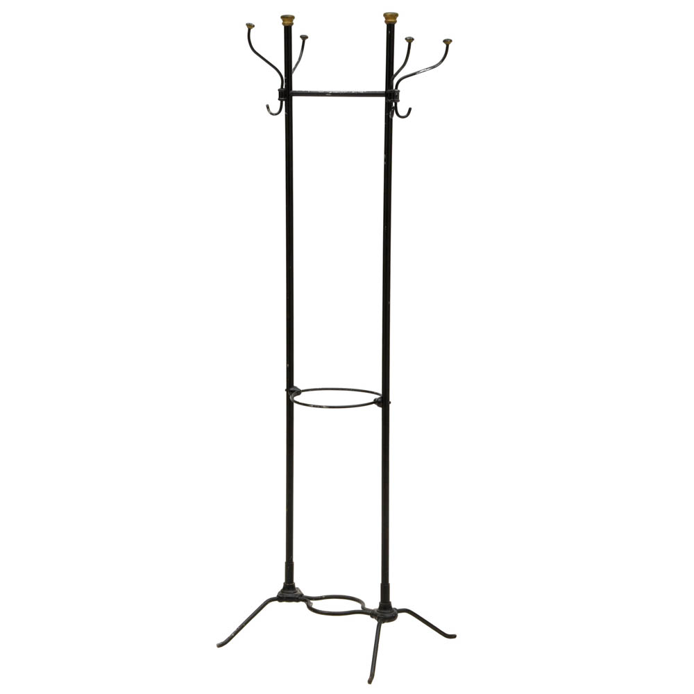 Antique Wrought Iron Hat Rack EBTH