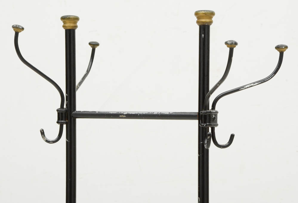 Antique Wrought Iron Hat Rack EBTH