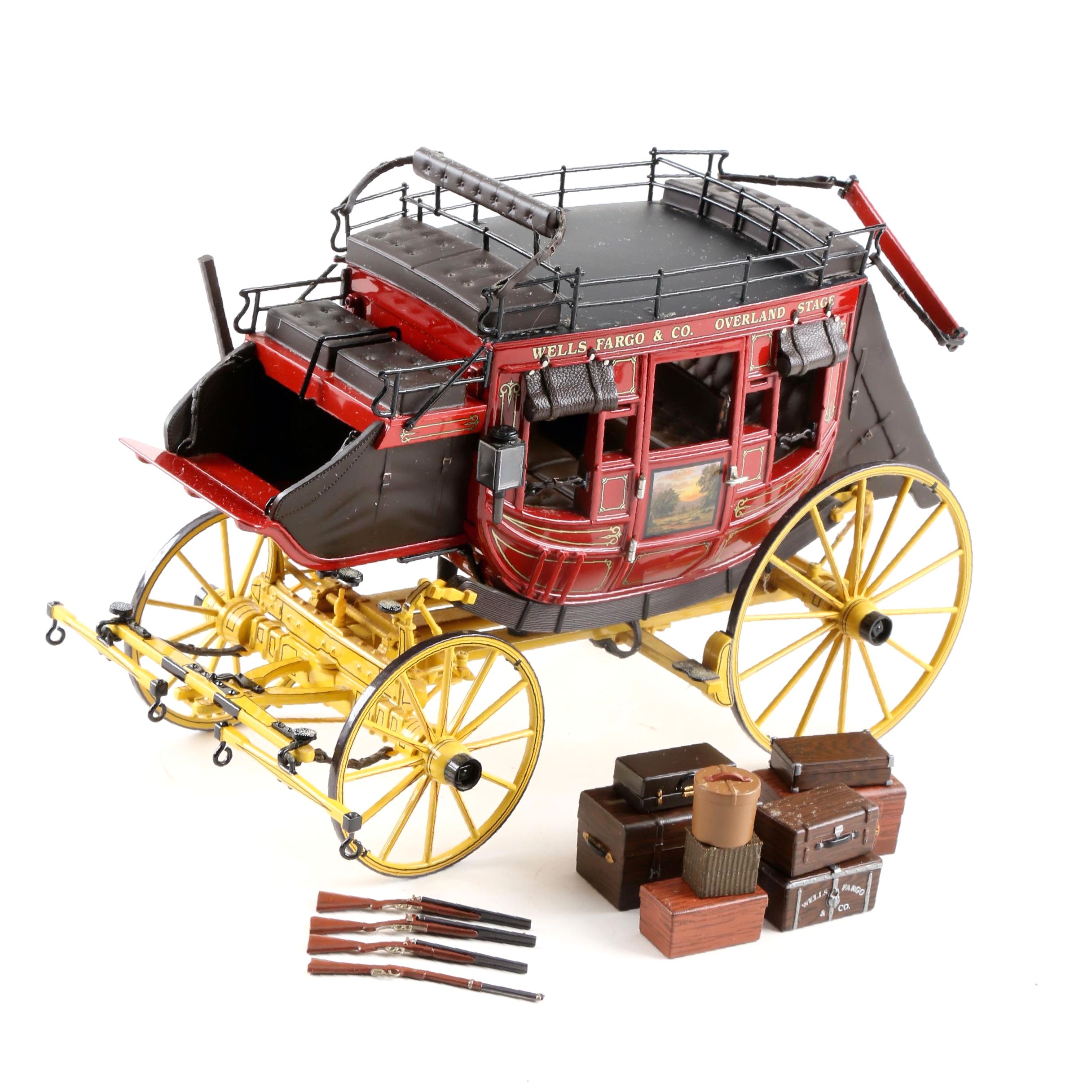 Franklin Mint DieCast Wells Fargo Stagecoach EBTH
