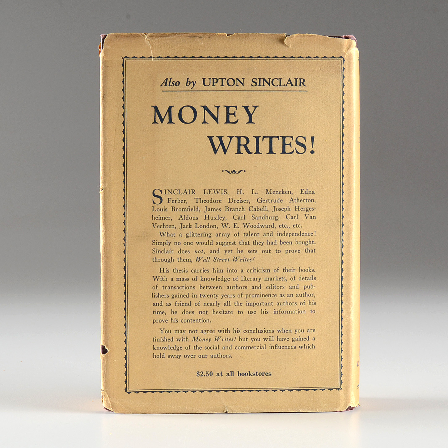 1927 "Oil!" By Upton Sinclair EBTH