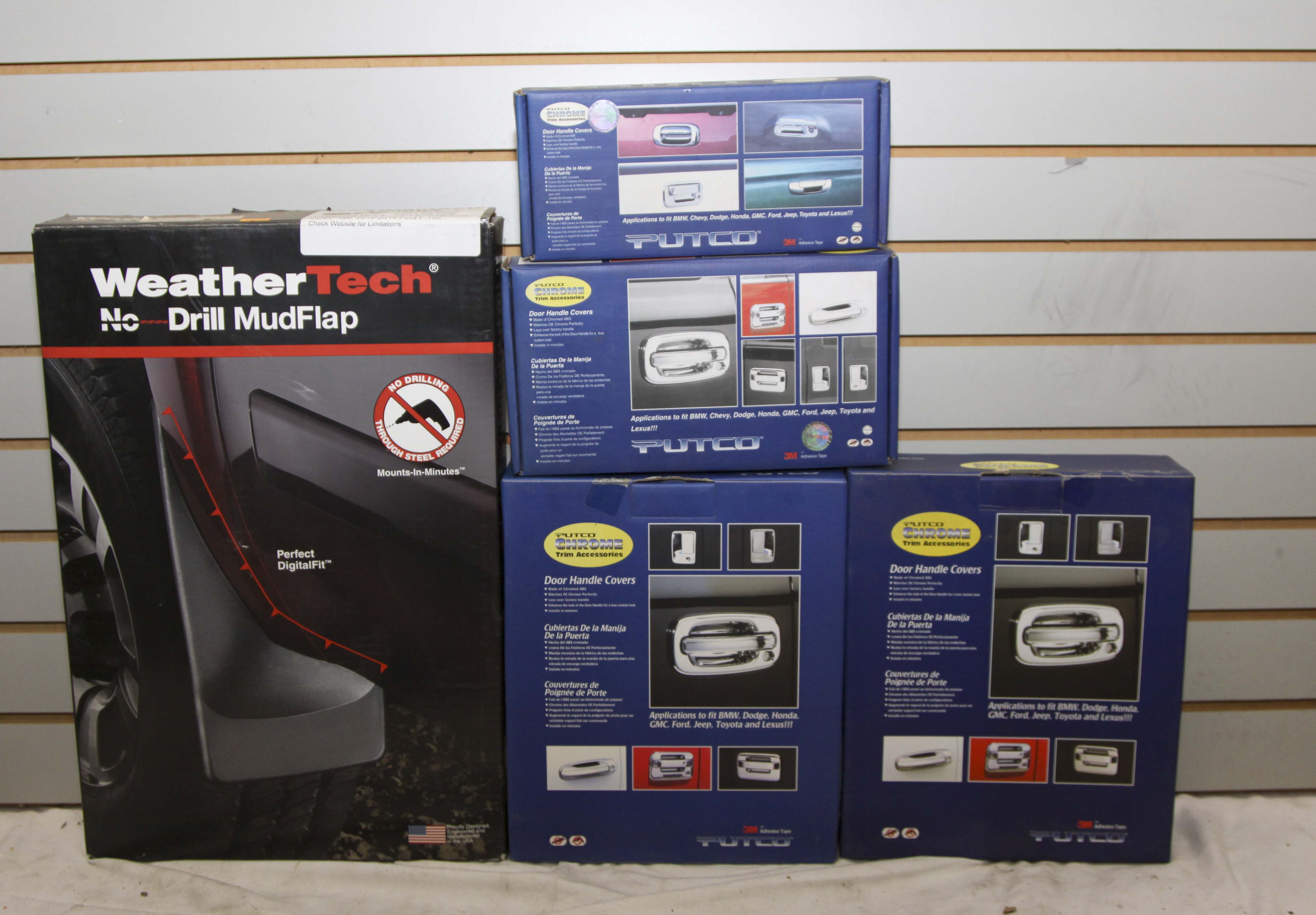 An Assortment Of Ford F 150 Truck Accessories