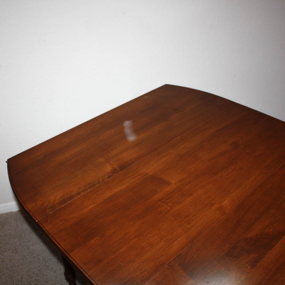 Vintage Hitchcock Style Drop Leaf Dining Table EBTH