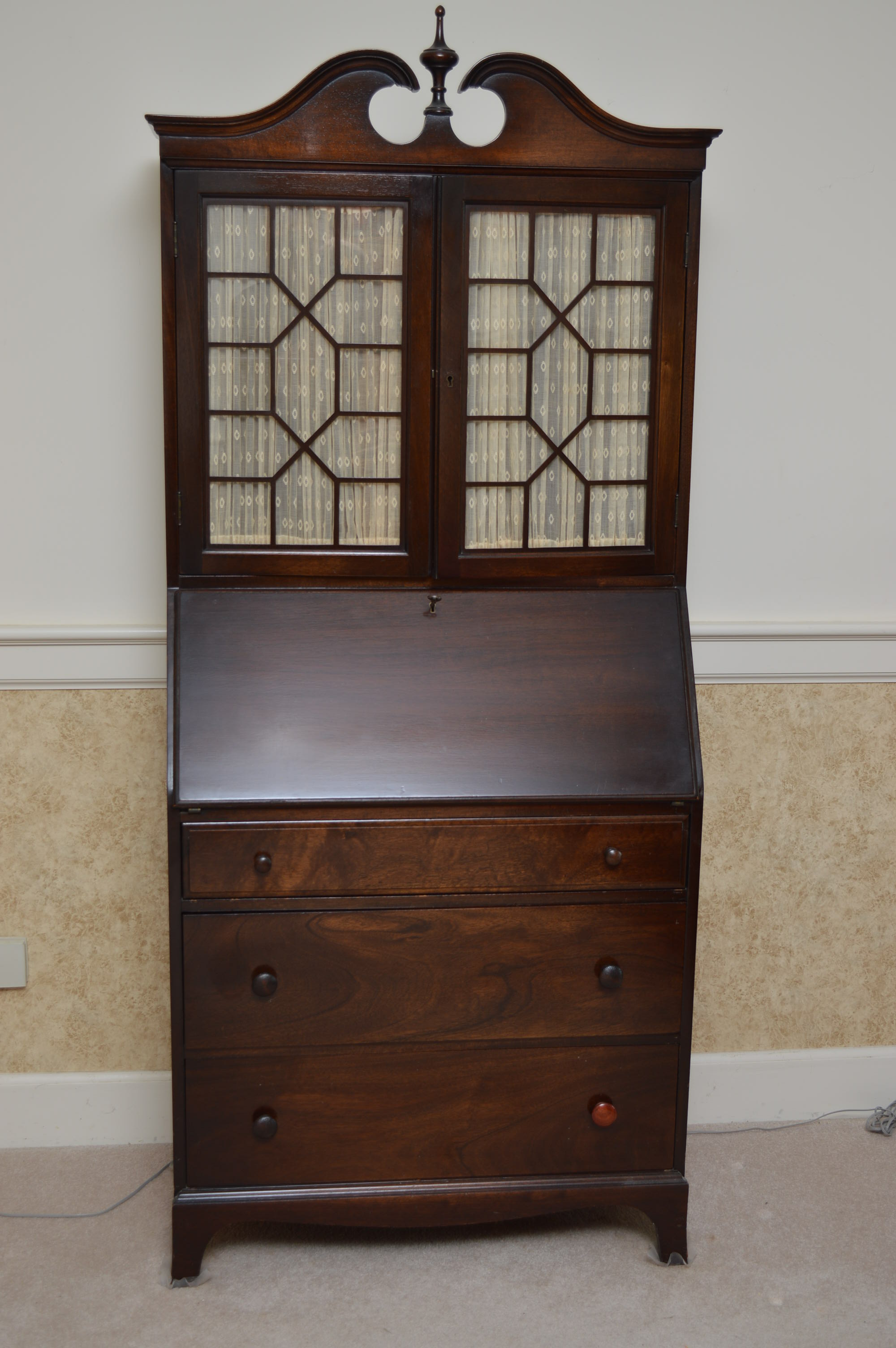 Vintage Walnut Secretary Desk by Rockford Company EBTH