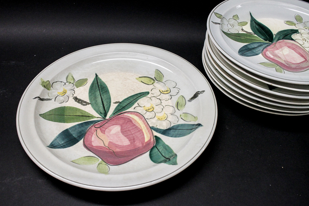 Vintage Red Wing Dinnerware in the "Normandy" Pattern EBTH