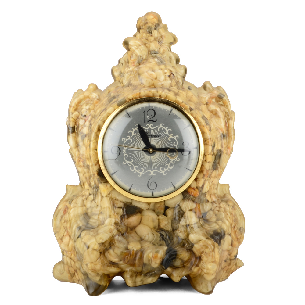 Vintage Lanshire Rock Mantel Clock EBTH