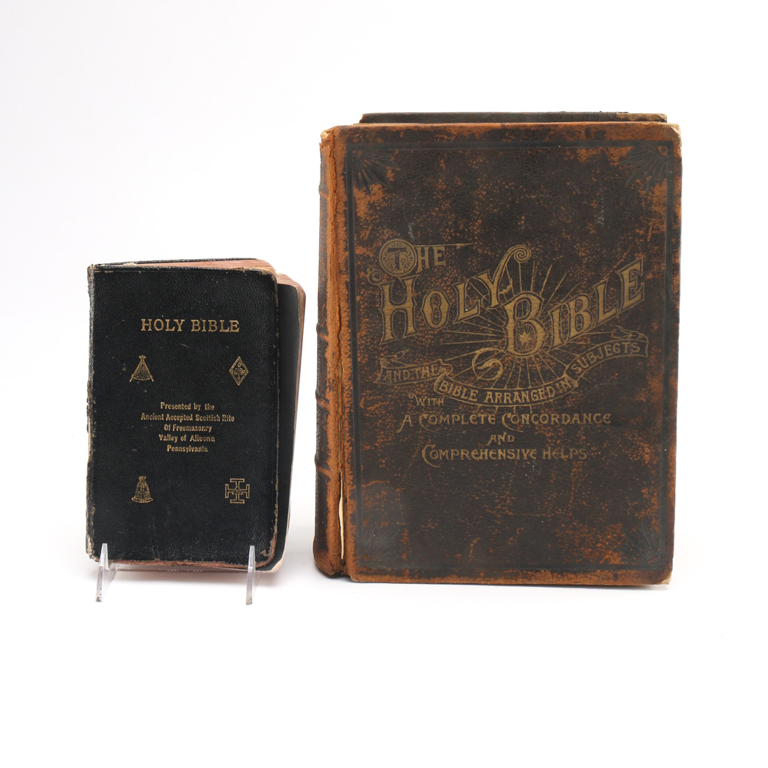 Antique Bible and Vintage Masonic Bible EBTH