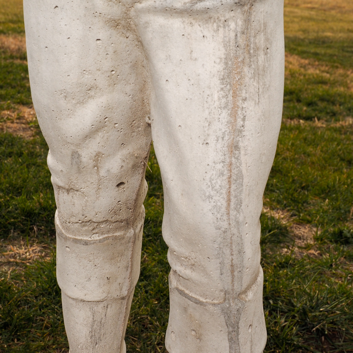 Concrete Jockey Lawn Statue EBTH