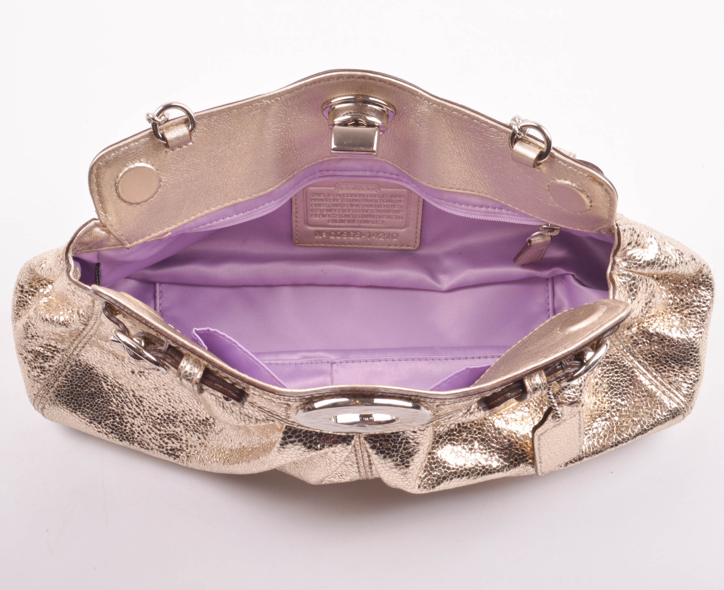 Metallic Coach Evening Bag EBTH