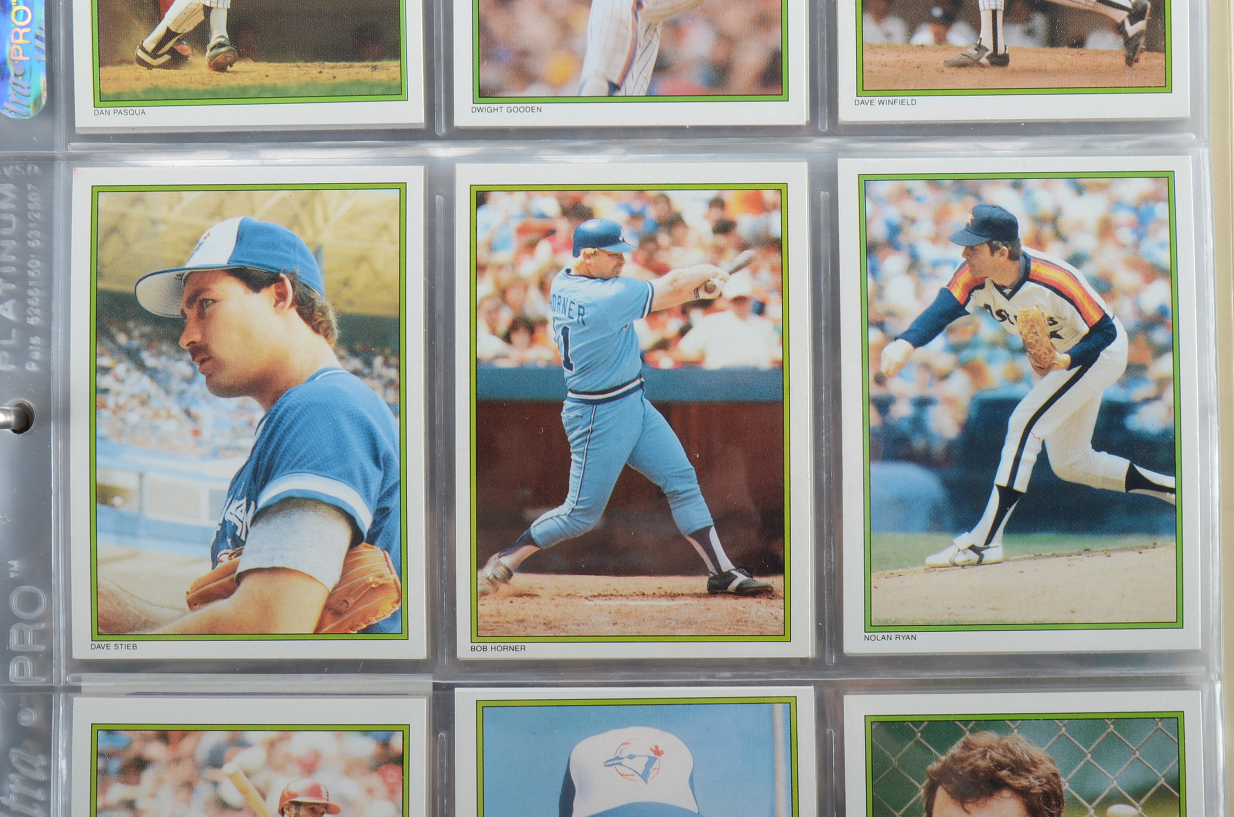 Vinyl Binder Filled With 1980s1990s Baseball Cards EBTH