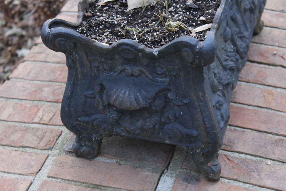 Cast Iron Flower Planter Boxes EBTH