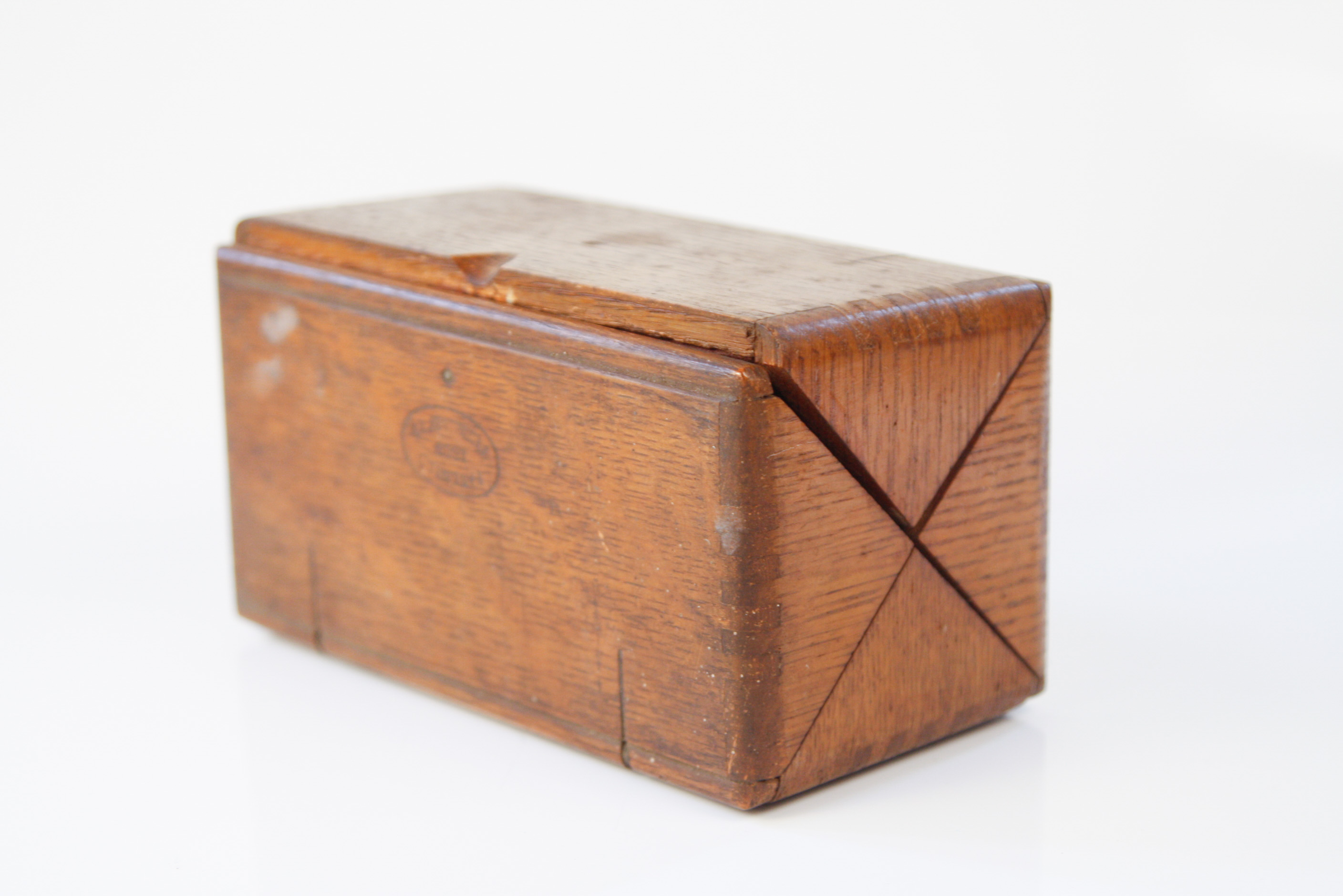 Antique Singer Sewing Machine Parts Puzzle Box EBTH