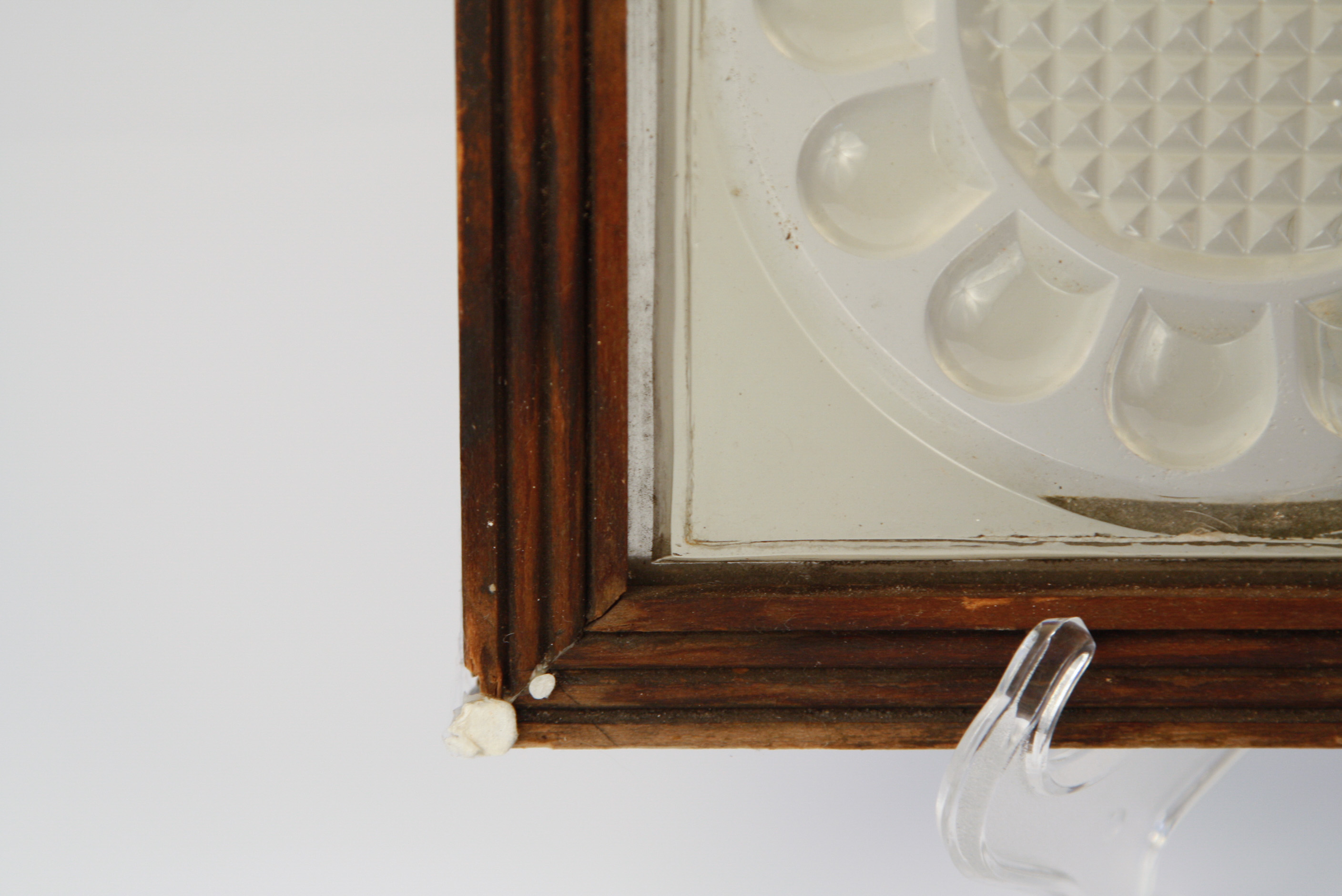 Pressed Colored Glass Tile Wall Hanging EBTH