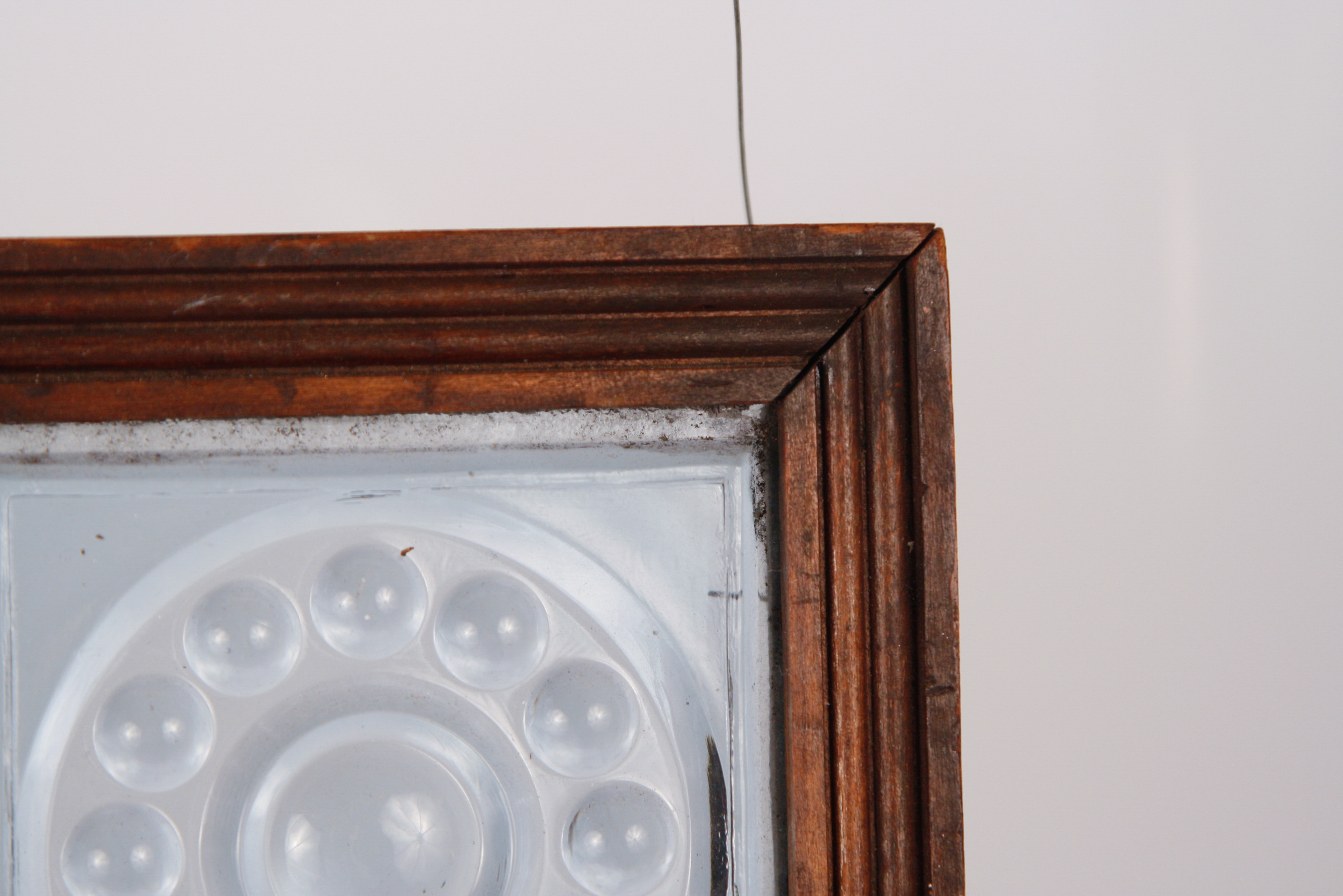 Pressed Colored Glass Tile Wall Hanging EBTH