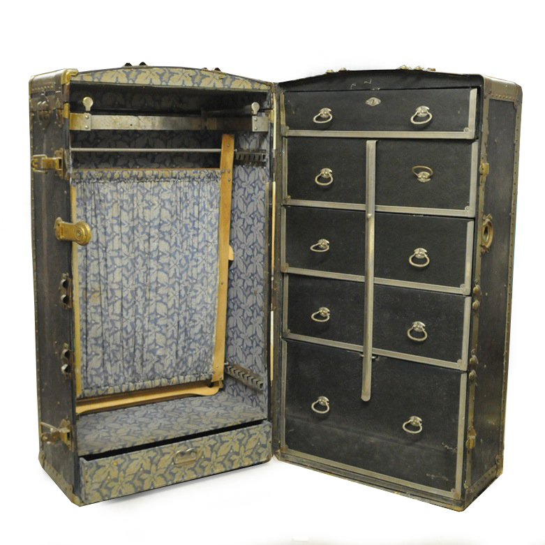 Antique Steamer Trunk Ebth