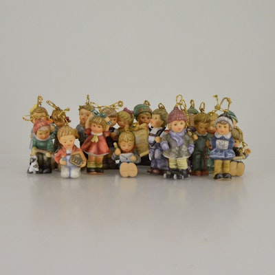 village people and decorative pieces for christmas hawthorne hummel christmas village