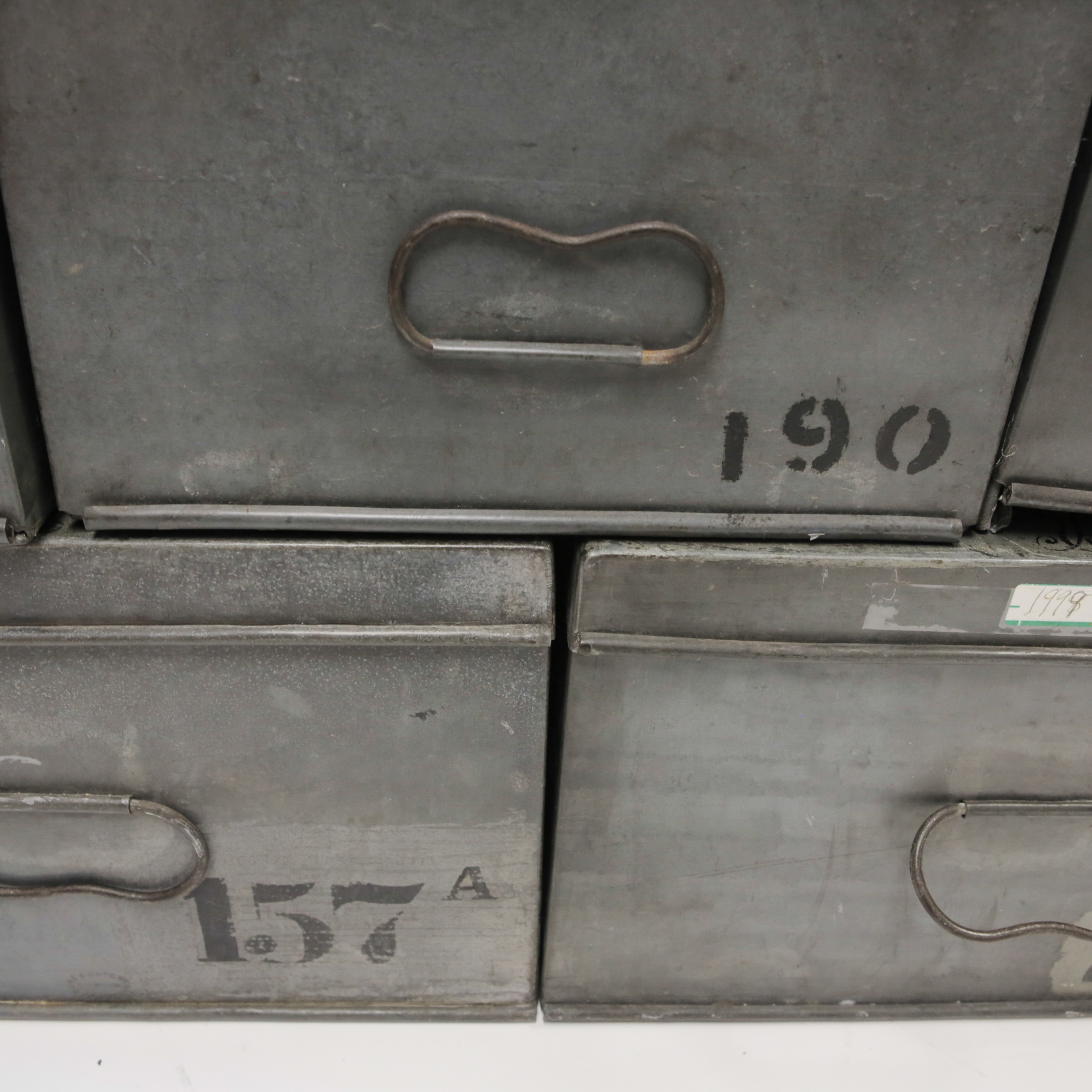 Collection of Vintage Metal Storage Boxes EBTH