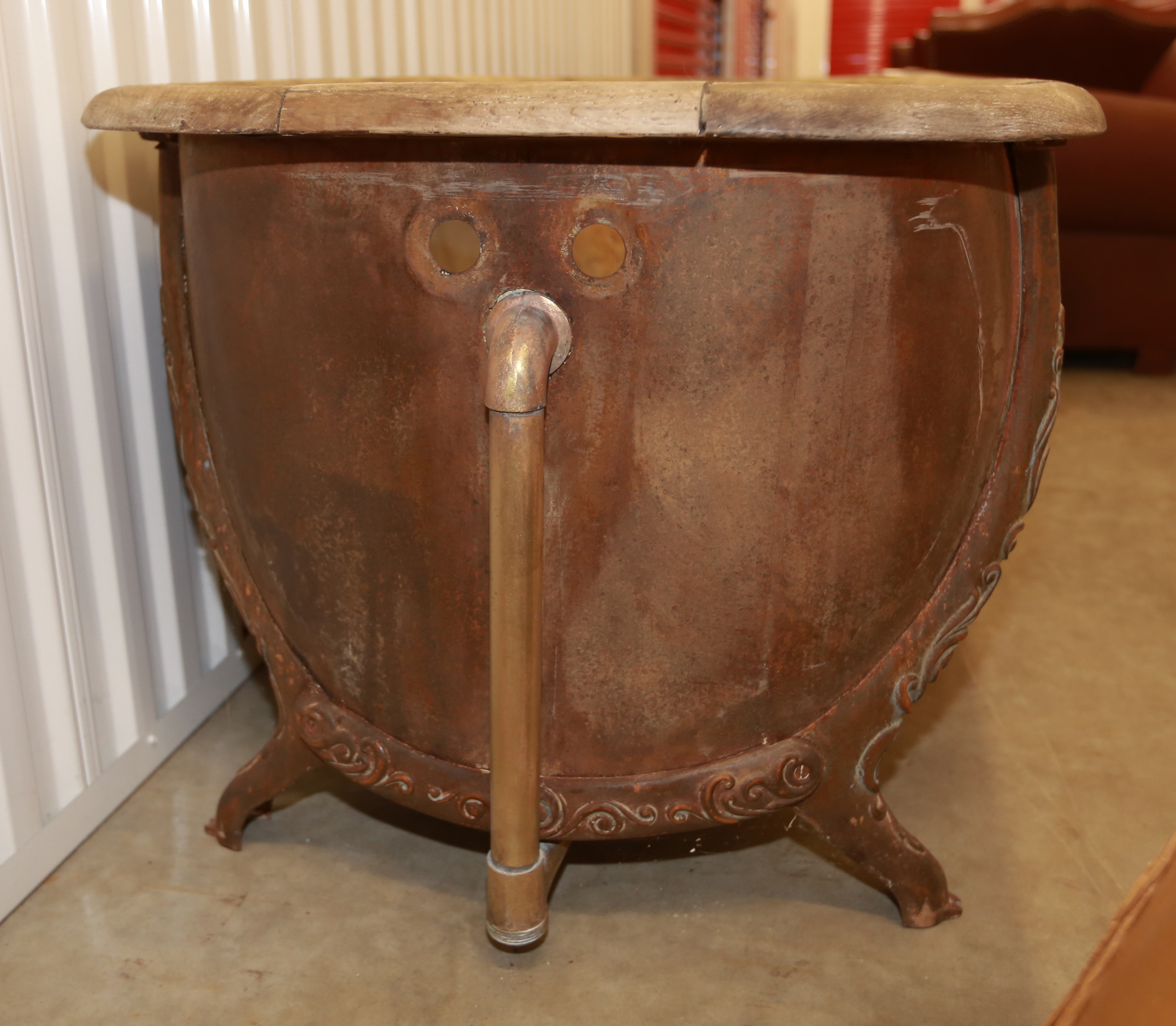 Antique Circa 1890s Metal Bathtub EBTH