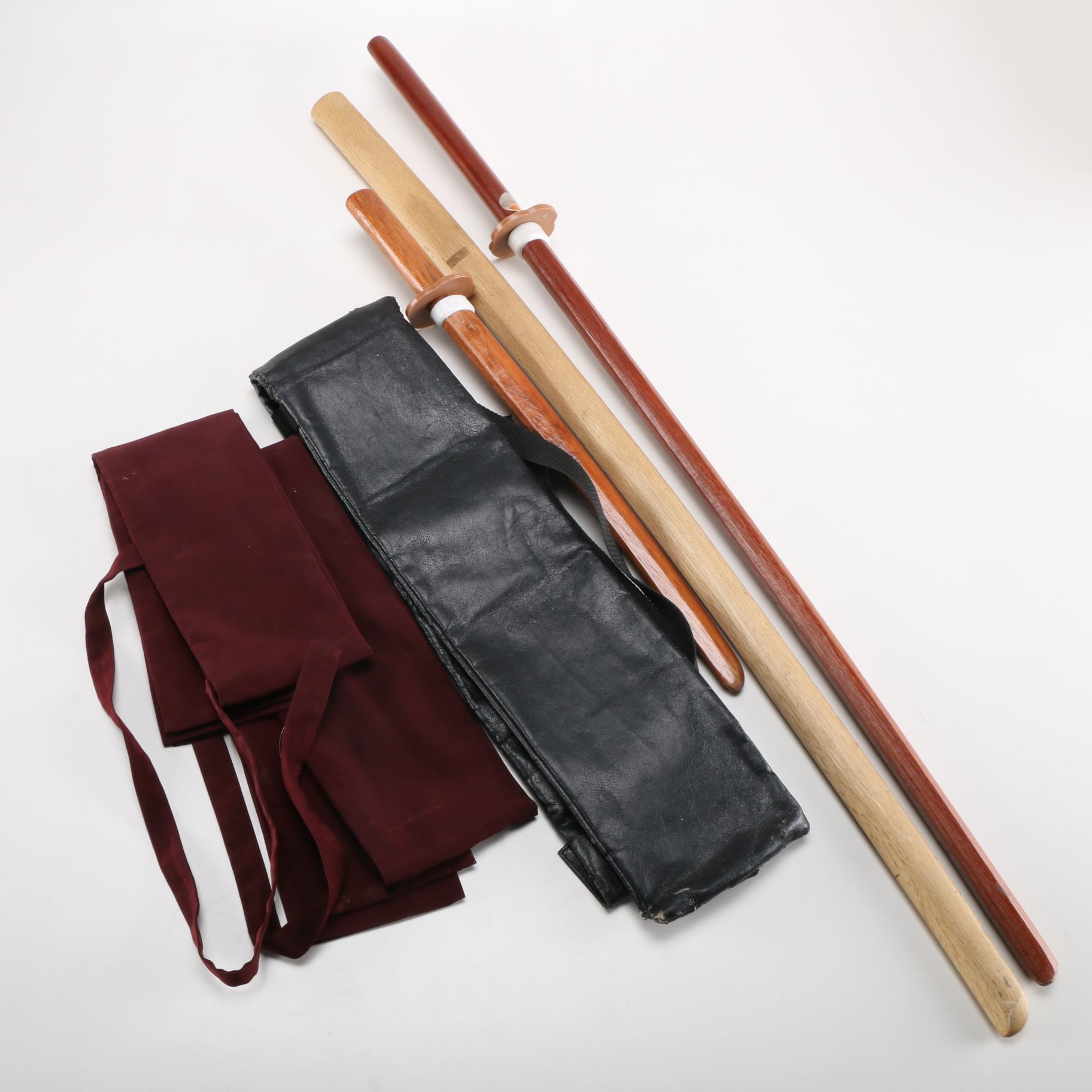 Wooden Practice Swords EBTH