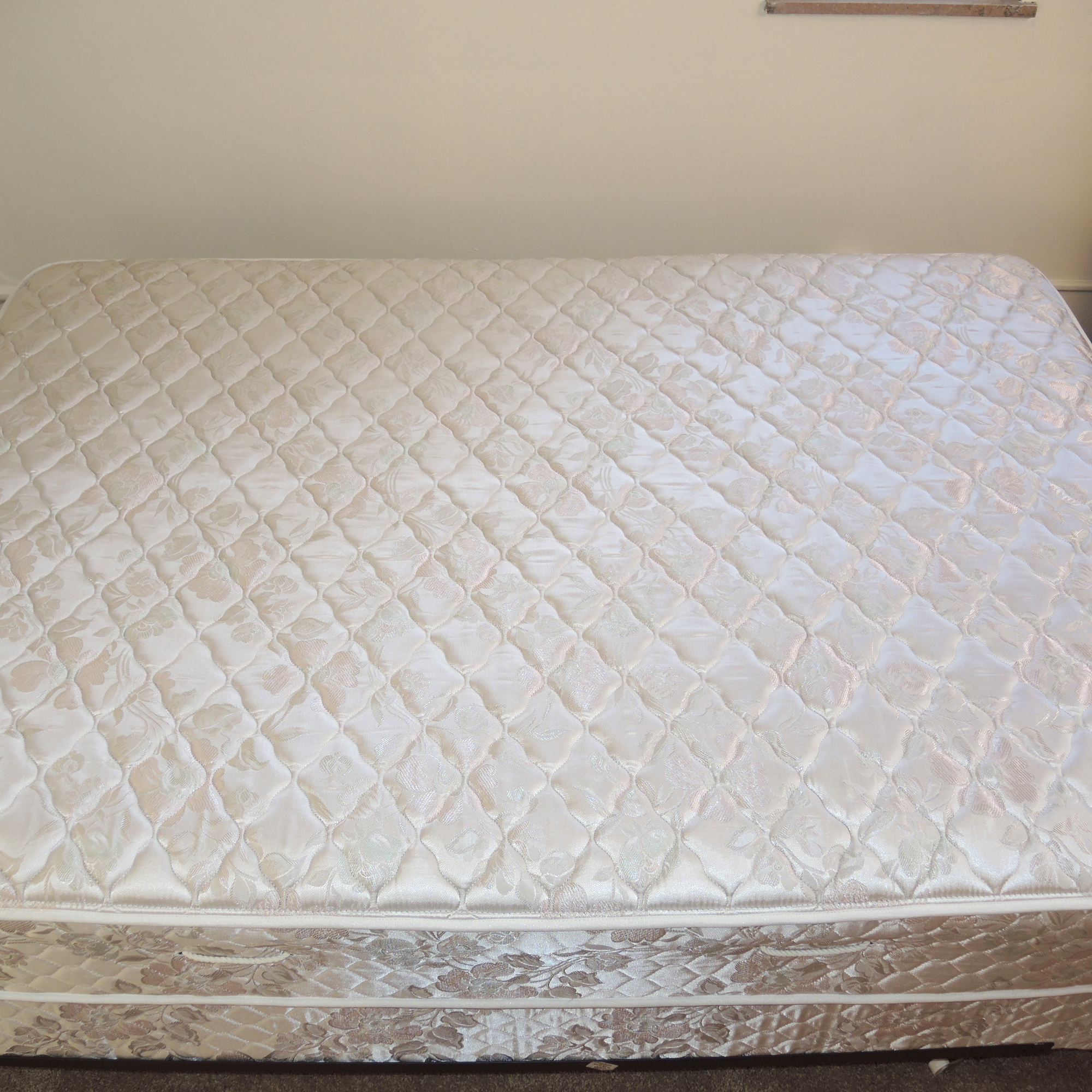 Full Size Mattress and Box Springs Set with Bed Frame EBTH