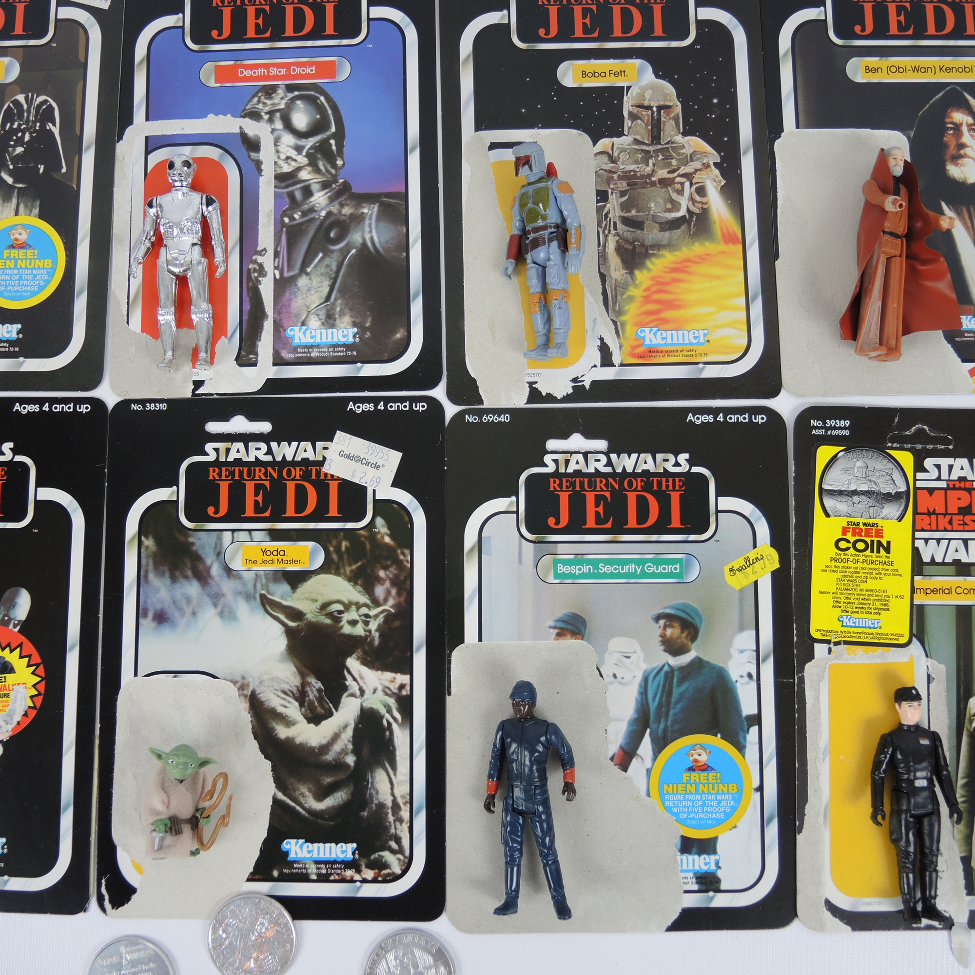 Star Wars Figuren 1980 Wert Twelve 1980s Star Wars Action Figures with Cardbacks and Accessories | EBTH