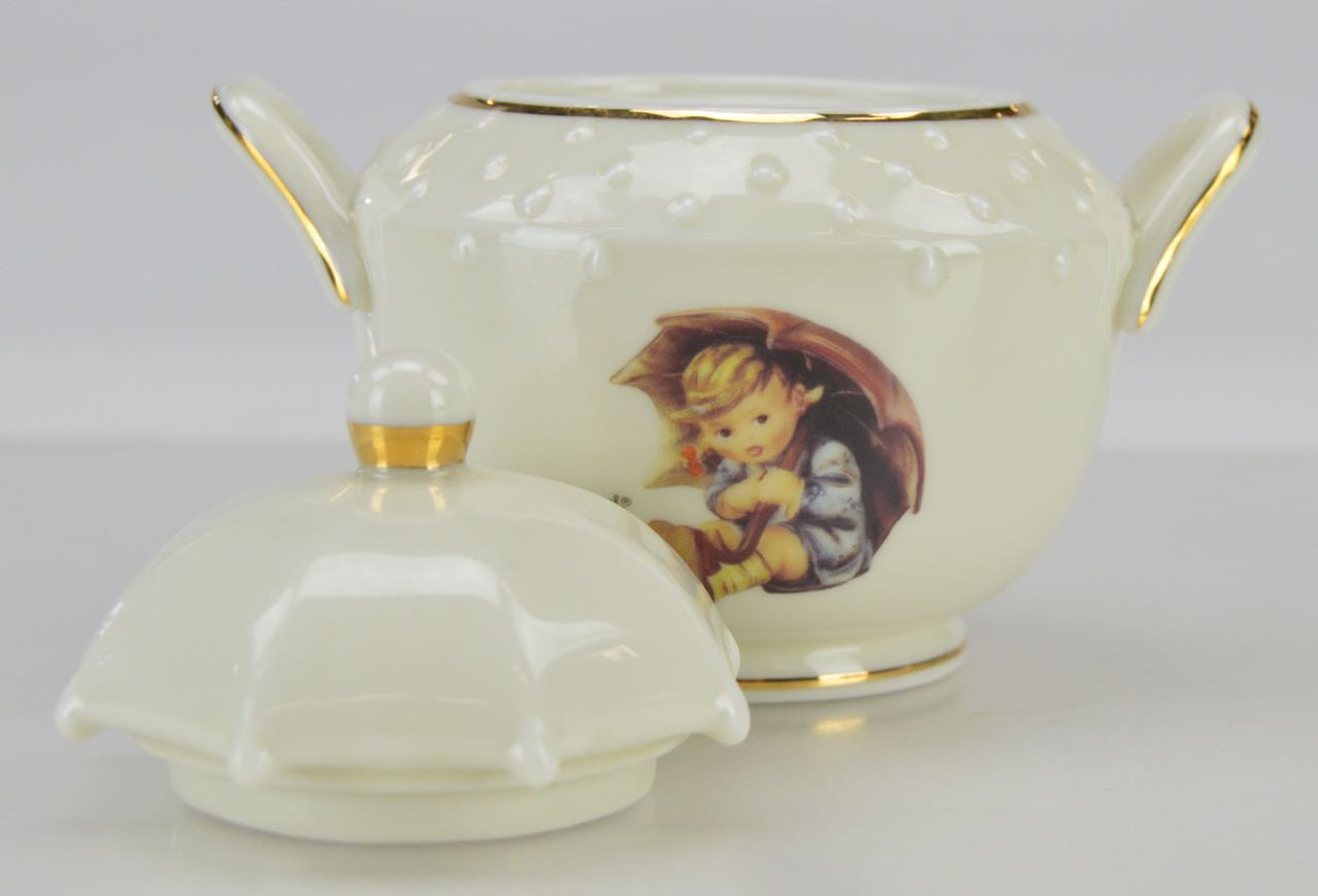 M.I. Hummel Porcelain Tea Set and Hummel Germany Trinket Box EBTH