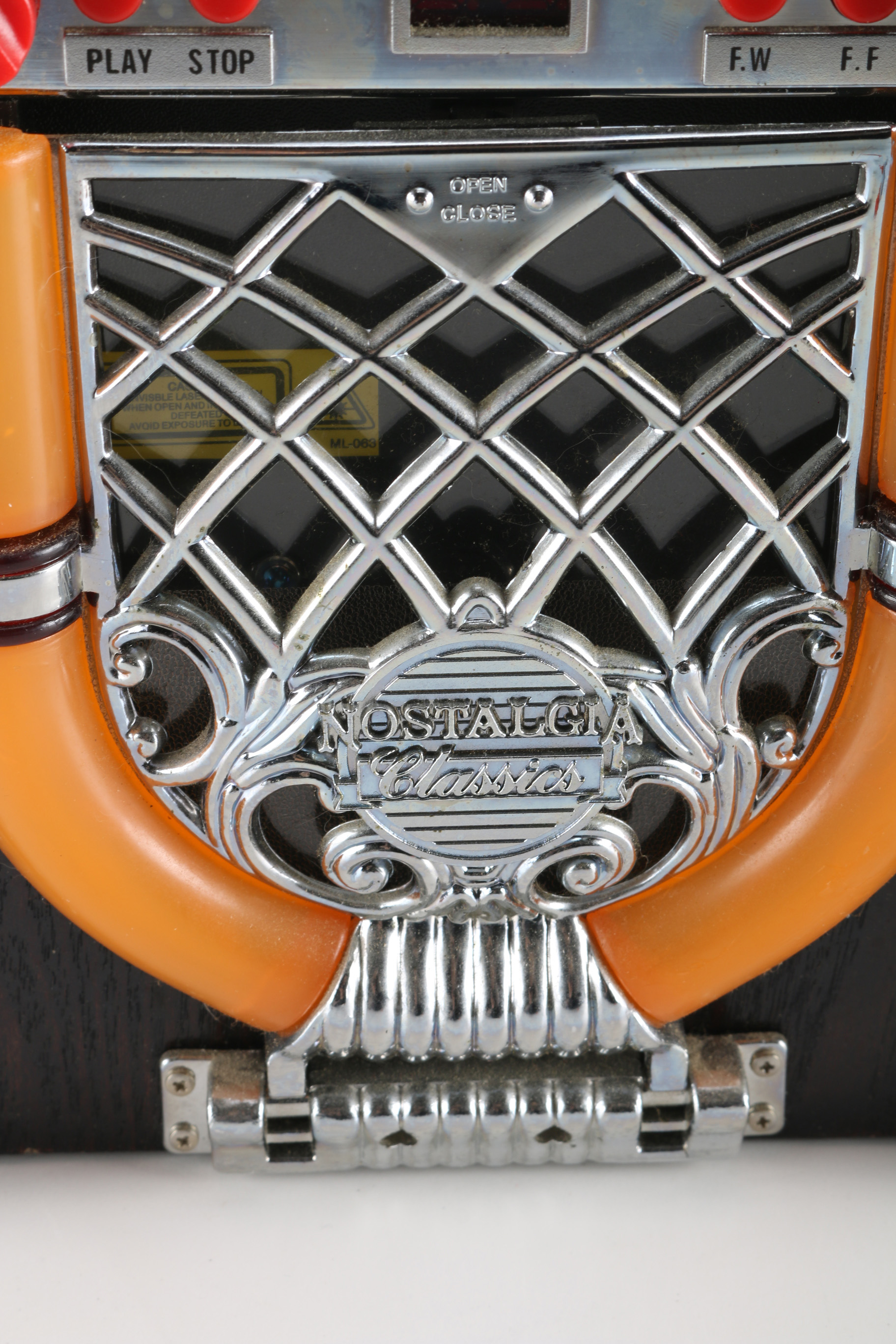 Nostalgia Classics Tabletop Jukebox CD Player and Radio EBTH