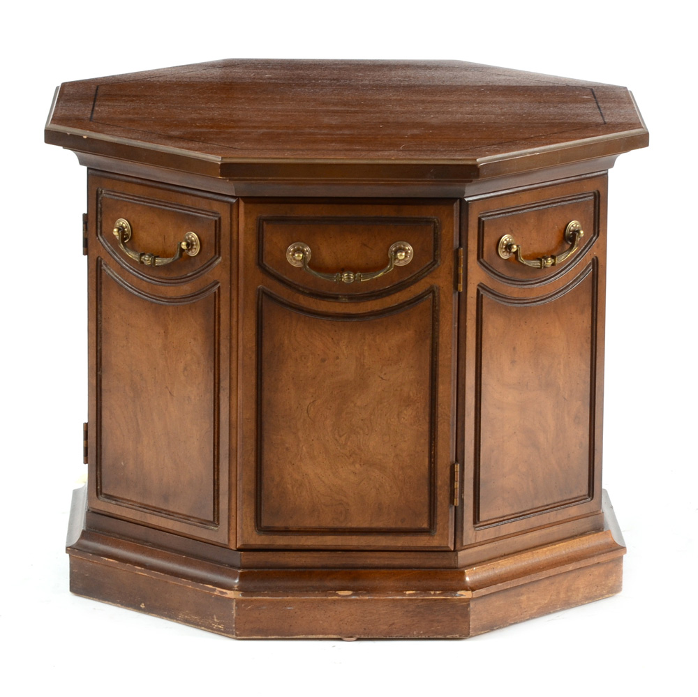 Vintage Octagonal End Table EBTH