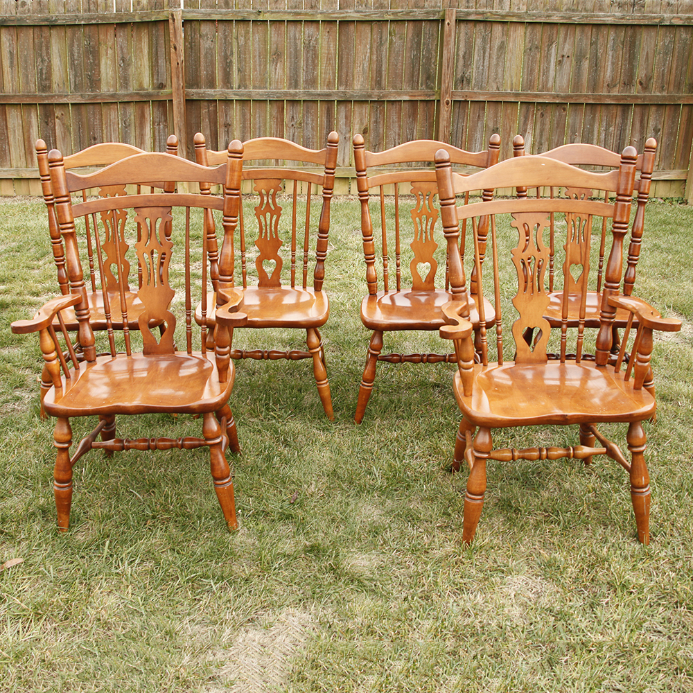 "Rockport" Dining Chairs By Tell City Chair Co. EBTH