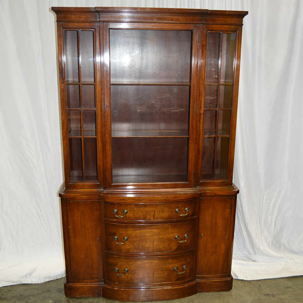 Vintage Landstrom Furniture Breakfront China EBTH