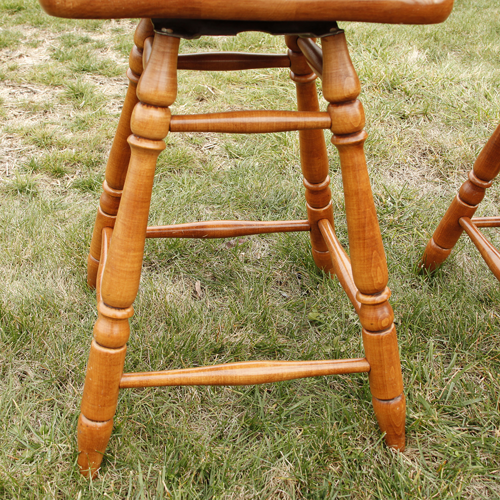 Tell City Maple Bar Stools EBTH