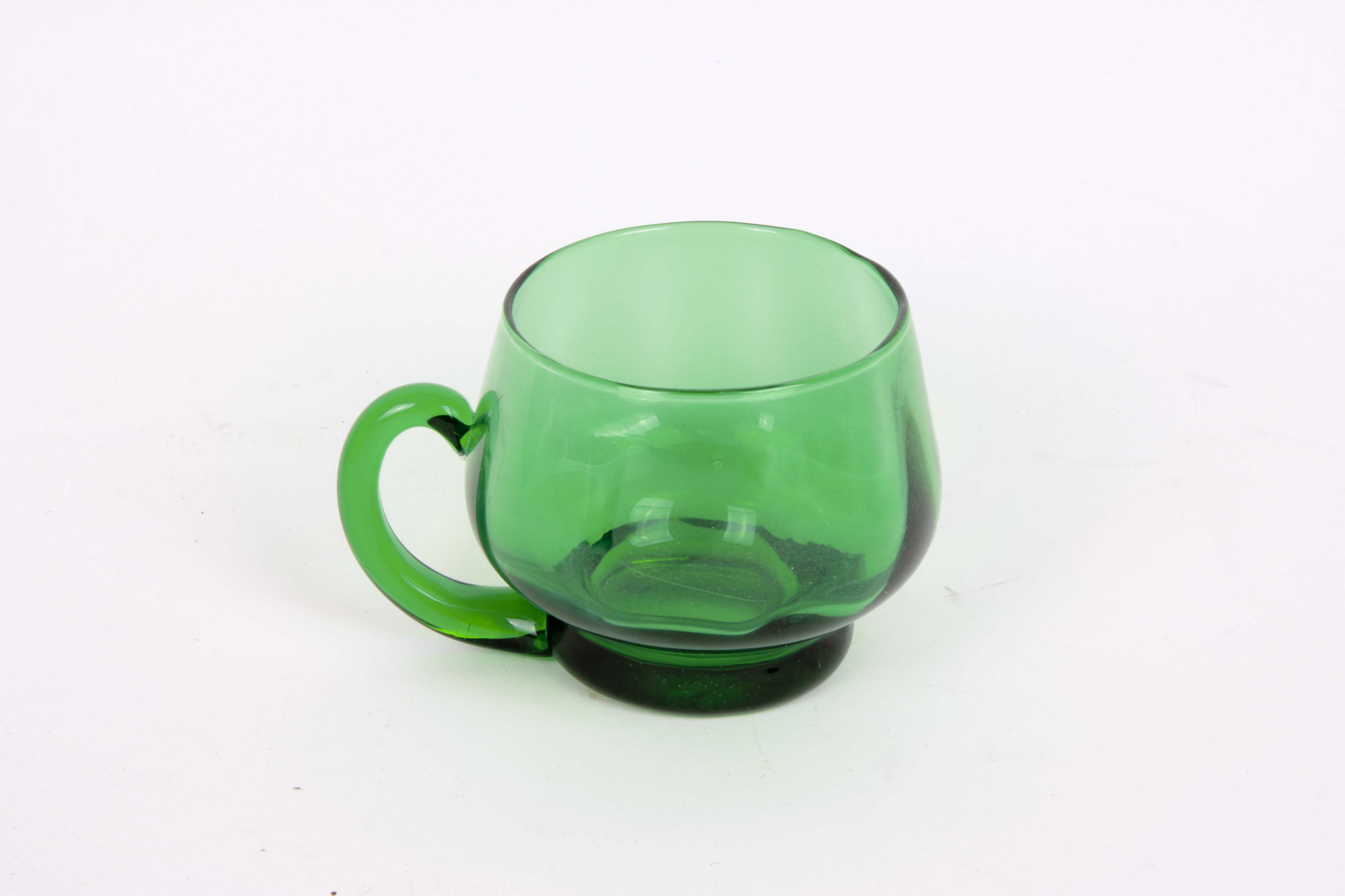 Emerald Green Punch Bowl Set EBTH
