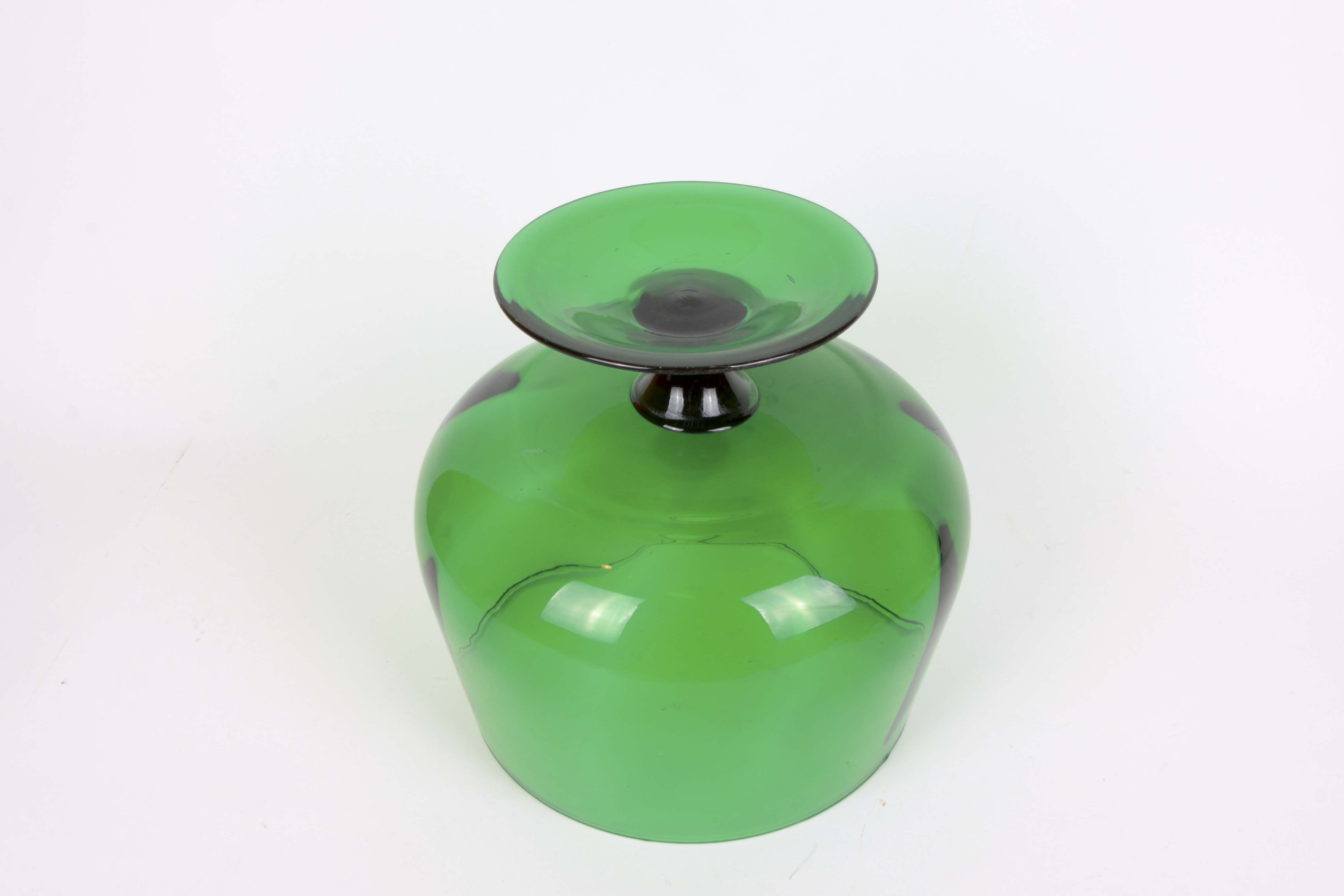 Emerald Green Punch Bowl Set EBTH