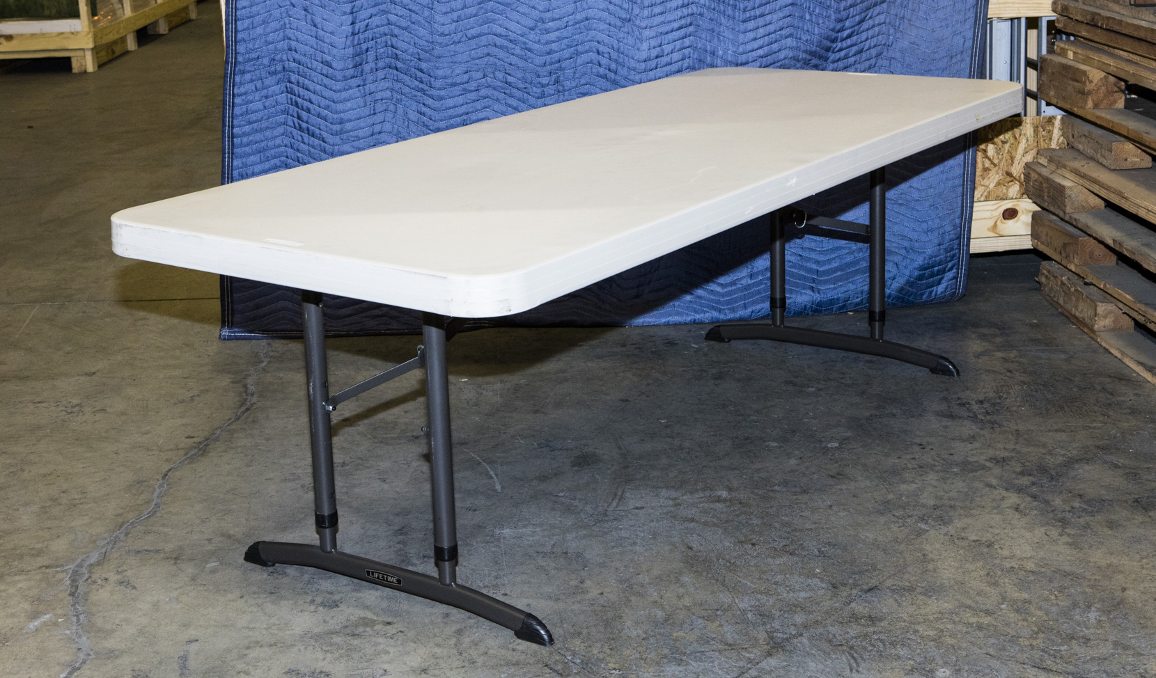 White Folding Table EBTH