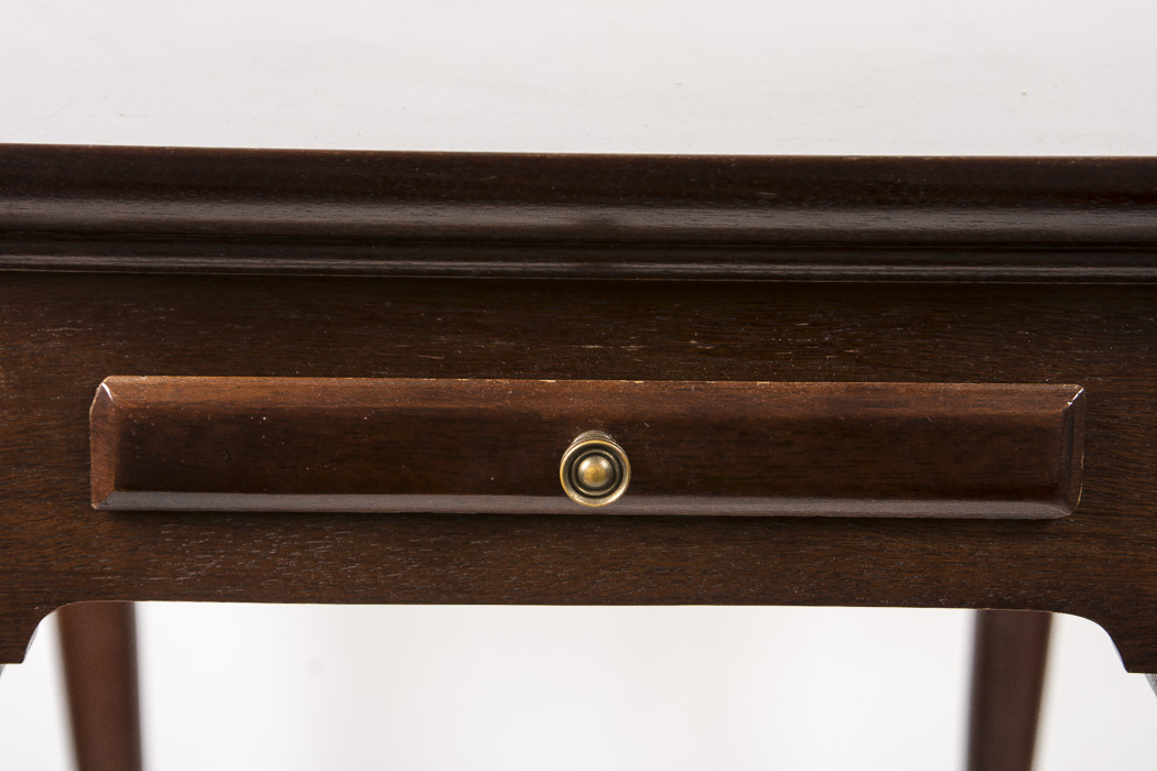 Side Table with Pull Out Trays EBTH